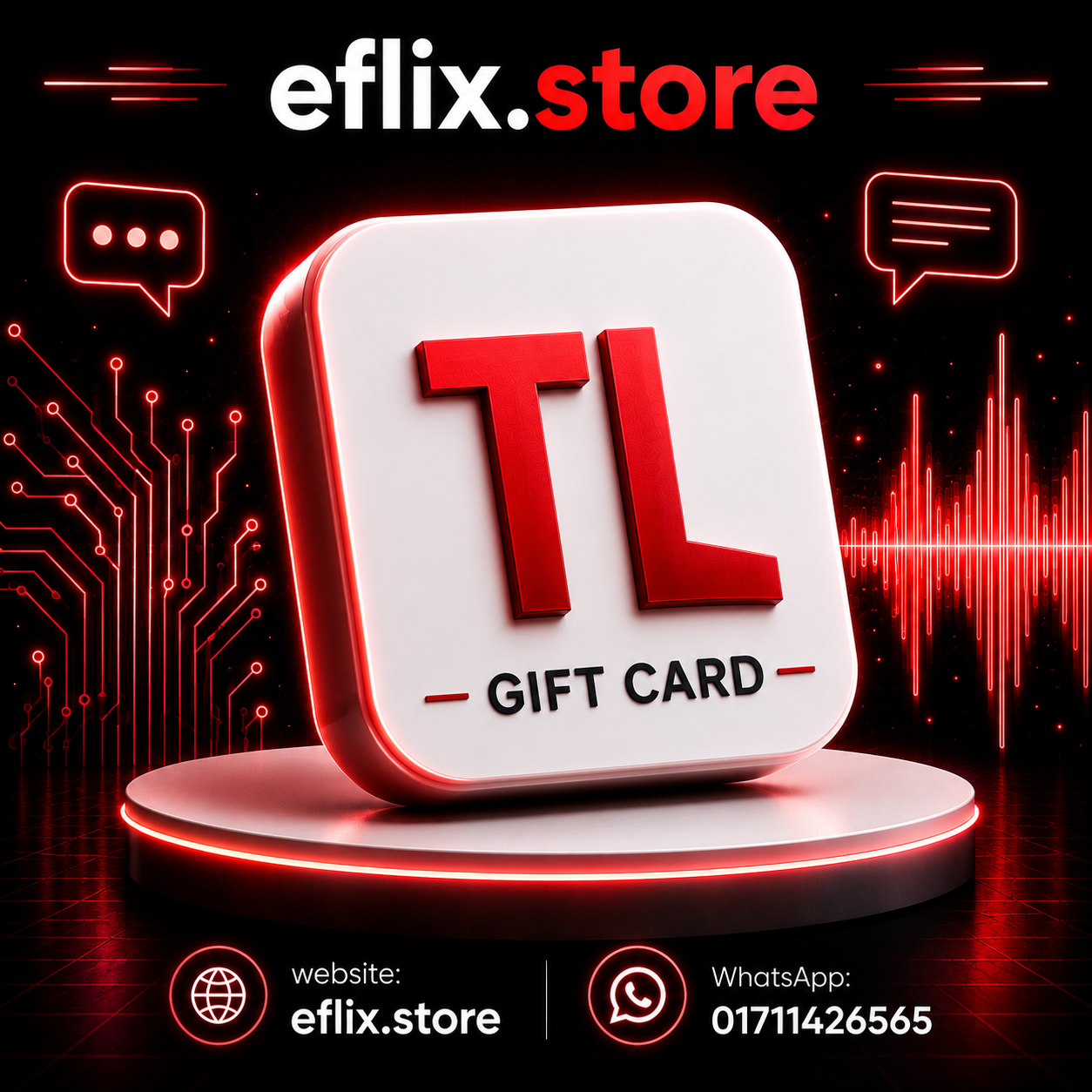 75 TL নেটফ্লিক্স গিফট কার্ড